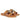 Catalina Tan Leather Flat Sandals