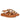 Melany Tan Leather Platform Sandals