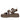 Azariah Brown Leather Platform Sandals