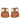 Melany Tan Leather Platform Sandals