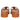 Melany Tan Leather Platform Sandals