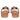 Reina Tan Leather Flat Sandals