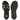 Eileen Black Leather Flat Sandals