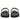 Davina Black Leather Footbed Sandals