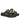 Avianna Black Leather Platform Sandals
