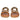 Reina Tan Leather Flat Sandals