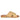 Enya Tan Leather Flat Sandals