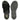 Enya Black Leather Flat Sandals