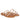 Cloe Crystal Cord Tan Flat Sandals