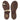 Stevie Brown Leather Flat Sandals