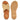 Enya Tan Leather Flat Sandals