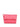 Favore Womens Pink Leather Structured Sling Bag