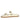 Davina Off White Leather Footbed Sandals
